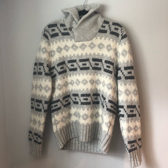 Bonobos Other - Bonobos Grey Chunky Knit Alpaca Wool Sweater